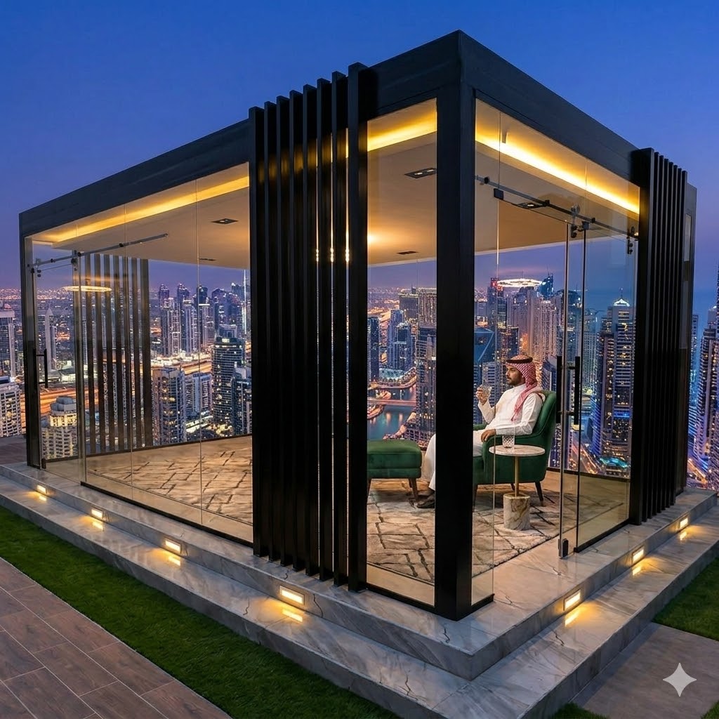 غرفة زجاجية 